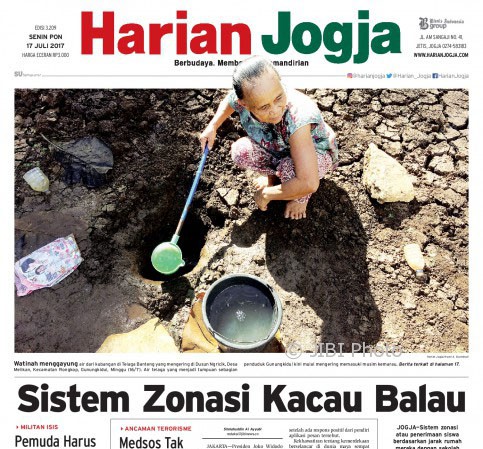Harian Jogja edisi Senin (17/7/2017)