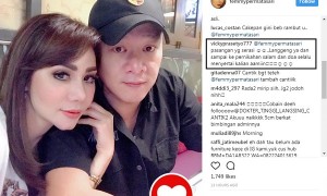 Femmy Permatasari dan kekasih barunya (Instagram @femmypermatasari)