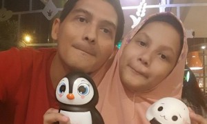 Lucky Hakim bersama anaknya, Nokia (Instagram @luckyhakimofficial)