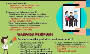 Prosedur pendaftaran CPNS 2017 (Instagram @kemenpanrb)