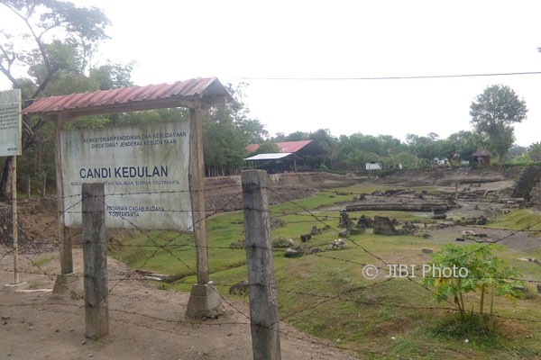 Situs Candi Kedulan yang berada di Dusun Kedulan, Desa Tirtomartani, Kalasan, Kabupaten Sleman. Foto diambil, Sabtu (15/7/2017). (Arief Junianto/JIBI/Harian Jogja)