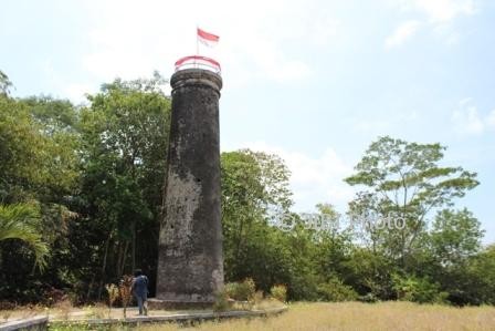 Tugu Waseso di areal persawahan Dukuh Pandanan, Desa Soropaten, Kecamatan Karanganom, Klaten. Foto diambil Jumat (4/8/2017). (Taufiq Sidik Prakoso/JIBI/Solopos)