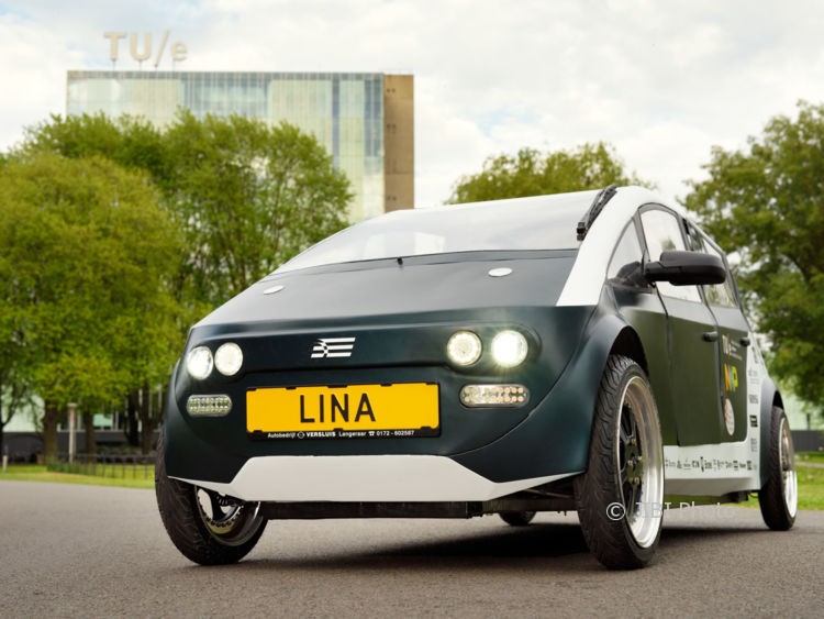 Mobil biodegradable buatan mahasiswa di Belanda. (Istimewa/Sky News)