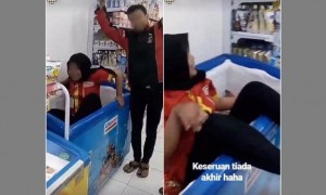 Video di Instagram Stories yang membuat warganet berang. (Istimewa/Instagram)