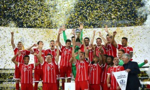 Bayern Munchen juara Piala Super Jerman. (JIBI/REUTERS/Wolfgang Rattay)