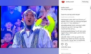 Capture video Caisar tampil di Pesbukers ANTV. (Istimewa/Instagram/@lambe_turah)