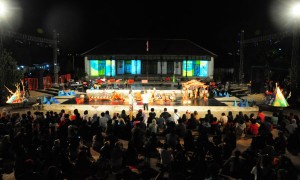 Suasana di Panggung Mak Byar Ndalem Pugeran Brontokusuman, Mergangsan, Rabu (9/8/2017) (IST/dok. FKY 2017)
