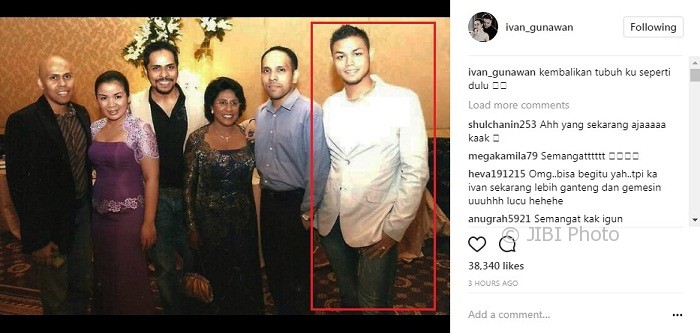 Ivan Gunawan versi kurus yang dinilai mirip Cristiano Ronaldo (Instagram @ivan_gunawan)