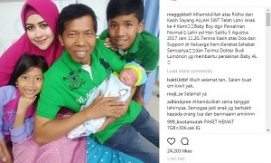 Kebahagiaan Kiwil menyambut kelahiran anak ke tujuh (Instagram @meggykiwil)