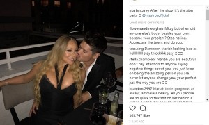 Mariah Carey bersama kekasihnya (Instagram @mariahcarey)