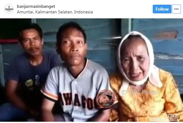 Nenek-nenek 78 tahun menikah dengan perjaka (Instagram)