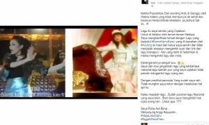 Penjelasan Fauzi Bima tentang lagu terbaru Ayu Ting Ting (Facebook Fauzi Bima)