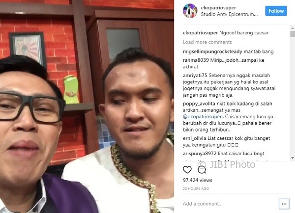 Percakapan Caisar YKS dan Eko Patrio (Instagram @ekopatriosuper)