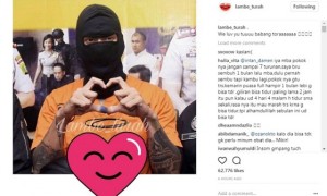 Pesan cinta Tora Sudiro untuk penggemar (Instagram @lambe_turah)
