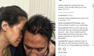 Pesan mengharukan dari Mieke Amalia kepada Tora Sudiro (Instagram @mieke_amalia)