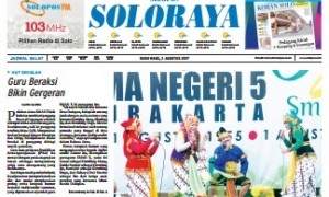 Halaman Soloraya Harian Umum Solopos edisi Selasa, 2 Agustus 2017.