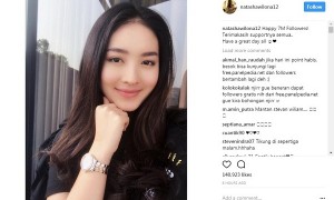 Ucapan terima kasih Natasha Wilona kepada followers (Instagram @natashawilona12)