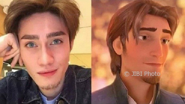 Wahyu Syed (kiri) dan Flynn Rider (kanan). (Istimewa/Instagram/@wahyualmahdali)