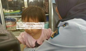 Anak balita yang harus ikut ibunya tinggal di LP Kelas II A, Kota Semarang, Jawa Tengah. (Facebook.com-Tri Sugiarto)
