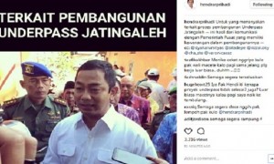Wali Kota Semarang Hendrar Prihadi memberikan penjelasan mengenai proyek pembangunan Underpass di Jatingaleh, Kota Semarang, Jateng melalui akun Instagramnya, Selasa (1/8/2017). (Instagram-@hendrarprihadi)