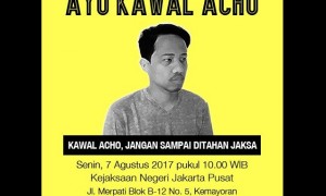 Seruan kawal Acho di Twitter