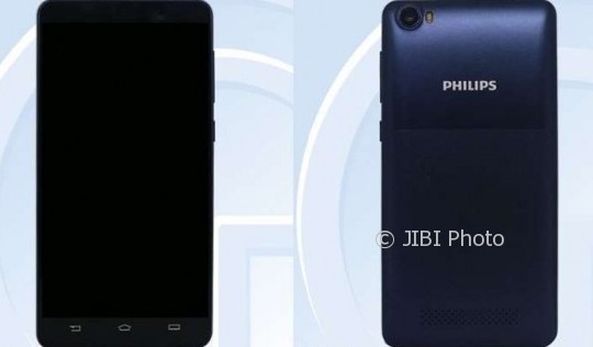 Smartphone terbaru Philips. (Istimewa/TENAA)
