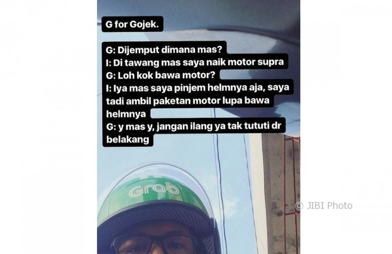 Kisah unik ojek online (Instagram) (1)