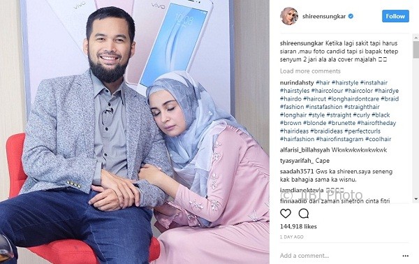 Shireen Sungkar dan Teuku Wisnu (Instagram @shireensungkar)