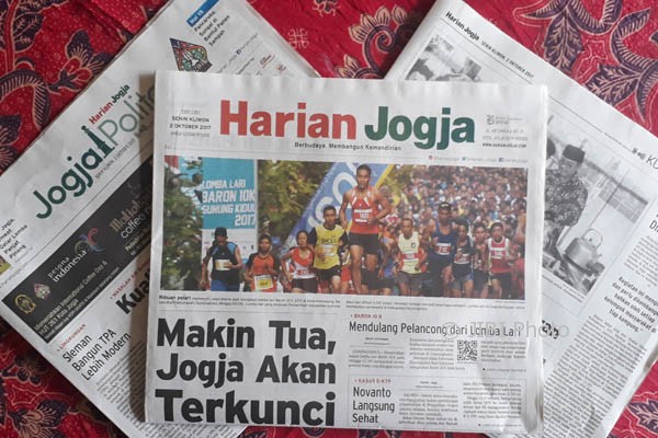 Harian Jogja edisi Senin (2/10/2017)