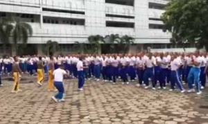 Ilustrasi aktivitas dalam Diksamendispra IPDN angkatan ke-28 tahun 2017 di Akpol Semarang. (Youtube.com)
