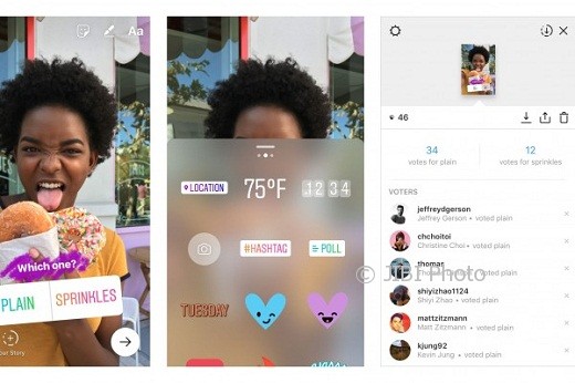 Stiker Poll Instagram (Instagram)