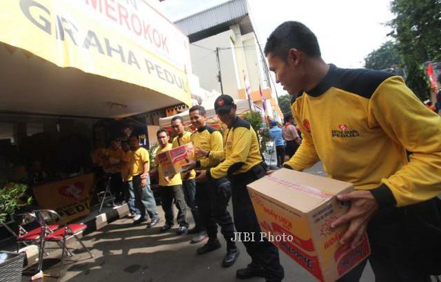 FOTO BANJIR JAKARTA : Artha Graha Peduli Buka Posko