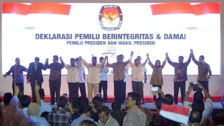 BERITA TERPOPULER: Pidato Capres di Deklarasi Damai hingga Lowongan CPNS 2014