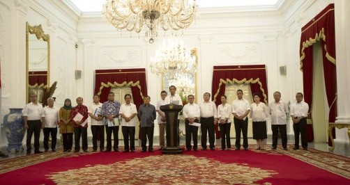 FOTO KENAIKAN HARGA BBM : Ini Tim Jokowi-JK Saat Umumkan Harga BBM
