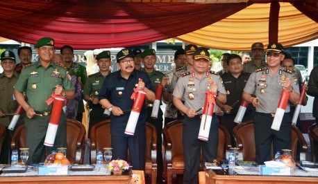 FOTO APEL PASUKAN KENTONGAN : Fungsi Kentongan Direvitalisasi di Jember