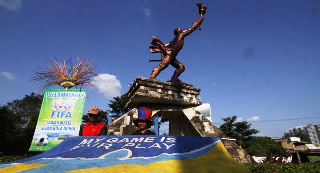 FOTO KONGRES FIFA : Anti Korupsi Diserukan Solo ke FIFA