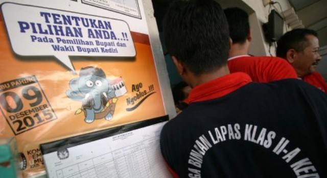 FOTO PILKADA 2015 : Pilkada Kediri Disosialisasikan di LP