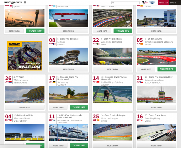 Motogp Ini Jadwal Lengkap Motogp 16
