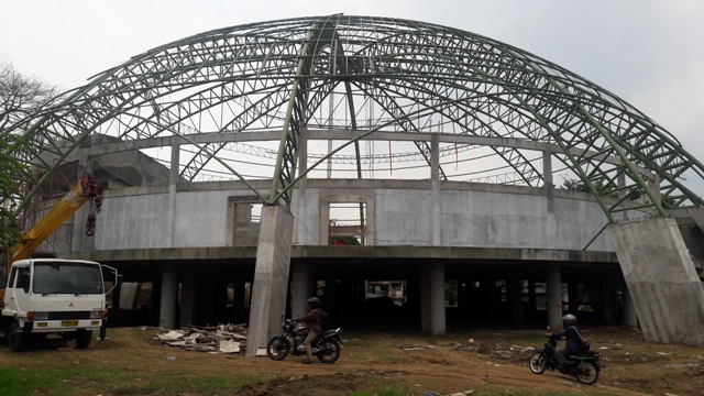 Konstruksi Kubah Convention Hall Boyolali Mulai Dibangun