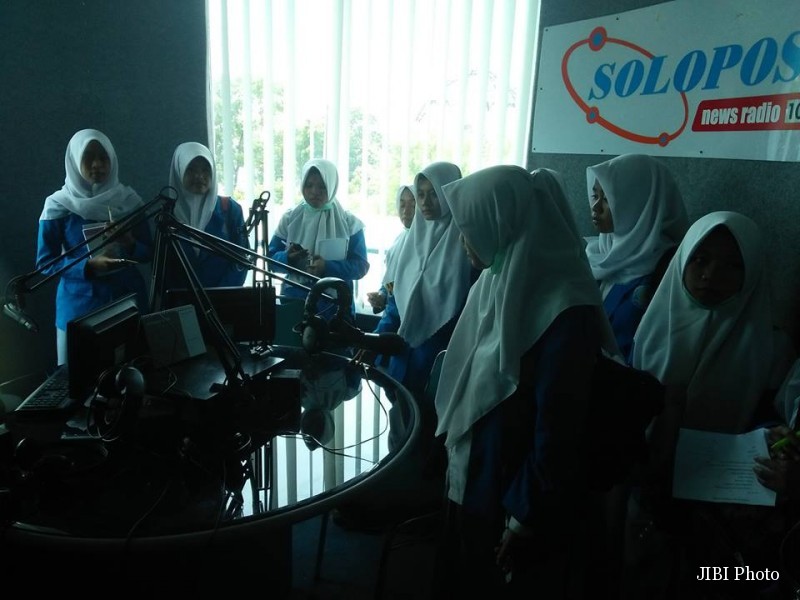KUNJUNGAN MEDIA : SMK Muhammadiyah 1 Tempel Jogja Berkunjung ke Solopos