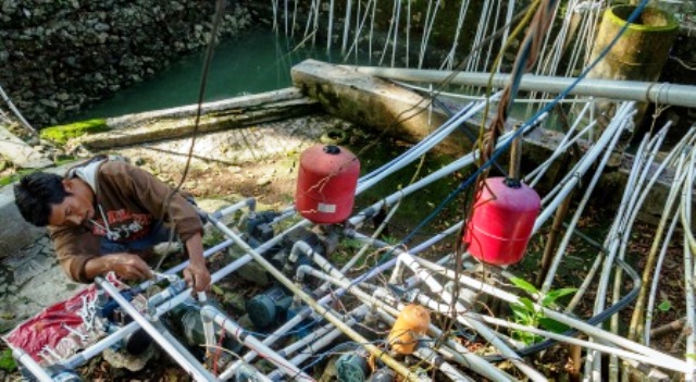 Foto Sanimas Beri Air Warga Grobogan