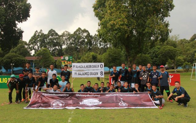 LIGA SANTRI NUSANTARA : Pesta Gol, Walisongo Sragen Lolos ke 16 Besar