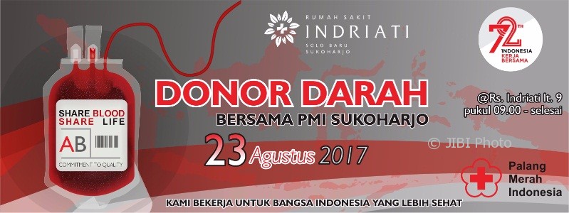 RS Indriati Solo Baru Gelar Donor Darah Pekan Depan