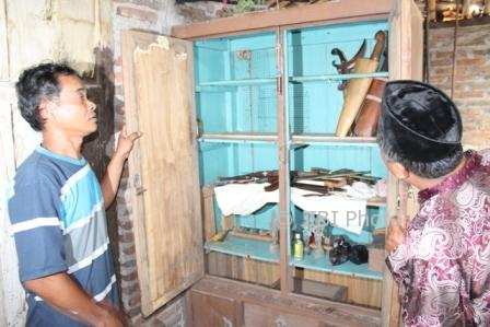 PENCURIAN KLATEN : 45 Keris Senilai Hampir Rp1 Miliar Dicuri dari Rumah Warga Bayat