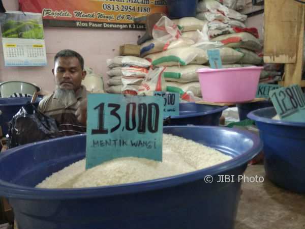 Beras Premium di Jogja Melambung Menjadi Rp15.000 per Kilogram