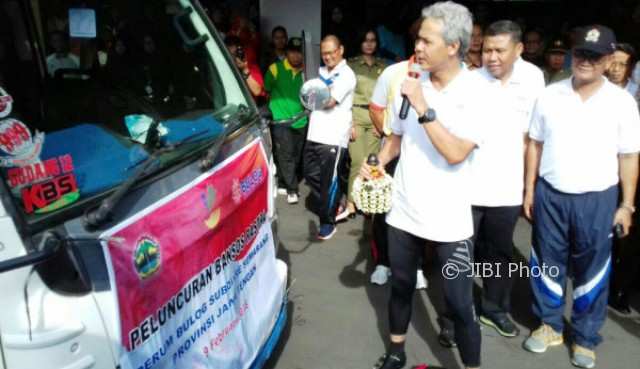 Distribusi Beras Bansos Rastra Dilepas Langsung Gubernur Jateng