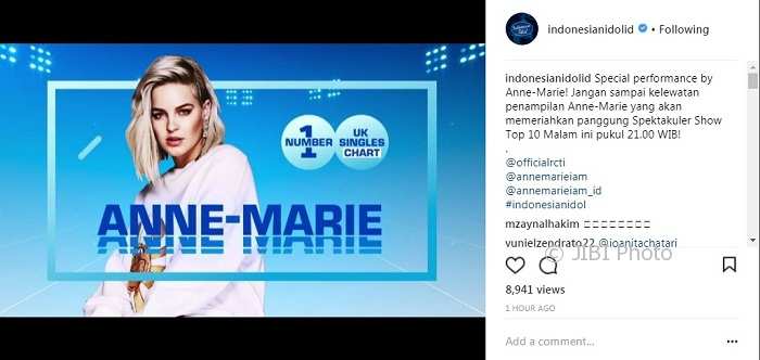 INDONESIAN IDOL 2018 : Malam Ini, Anne Marie Meriahkan Spektakuler Show