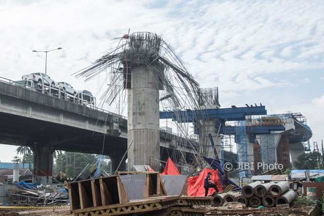 Tiang Proyek Tol Becakayu Jakarta Roboh Timpa 7 Pekerja, Ini Kronologinya