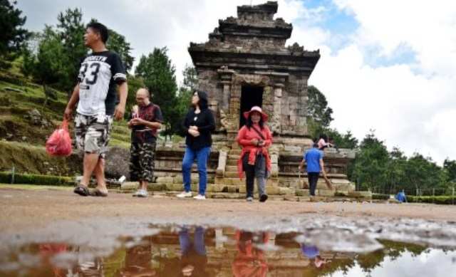 Candi Gedong Songo, merupakan salah satu objek wisata andalan di Kabupaten Semarang, Jateng. (Dok. Solopos.com/Antara/Aditya Pradana Putra)