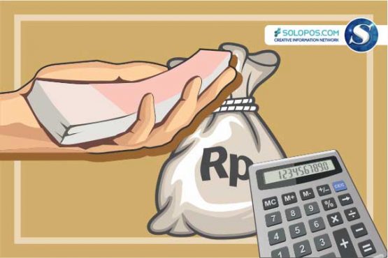 Ilustrasi gaji (Solopos / Whisnupaksa Kridhangkara) untuk karyawan dengan gaji Rp. 20 juta, gaji pemerintah kota solo ke-13